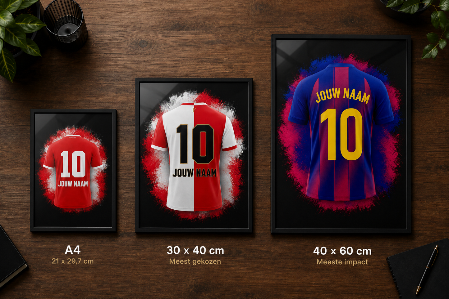 AZ Alkmaar - Gepersonaliseerde voetbalposter