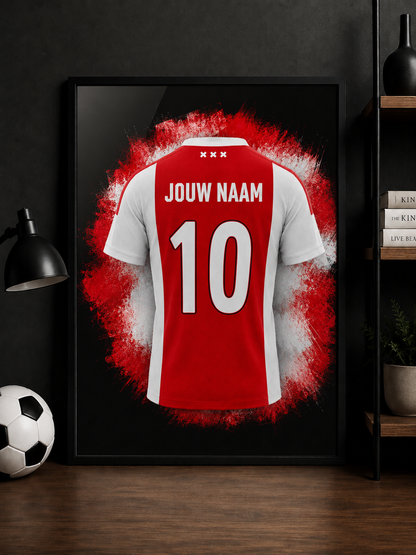Ajax Amsterdam –  Gepersonaliseerde voetbalposter