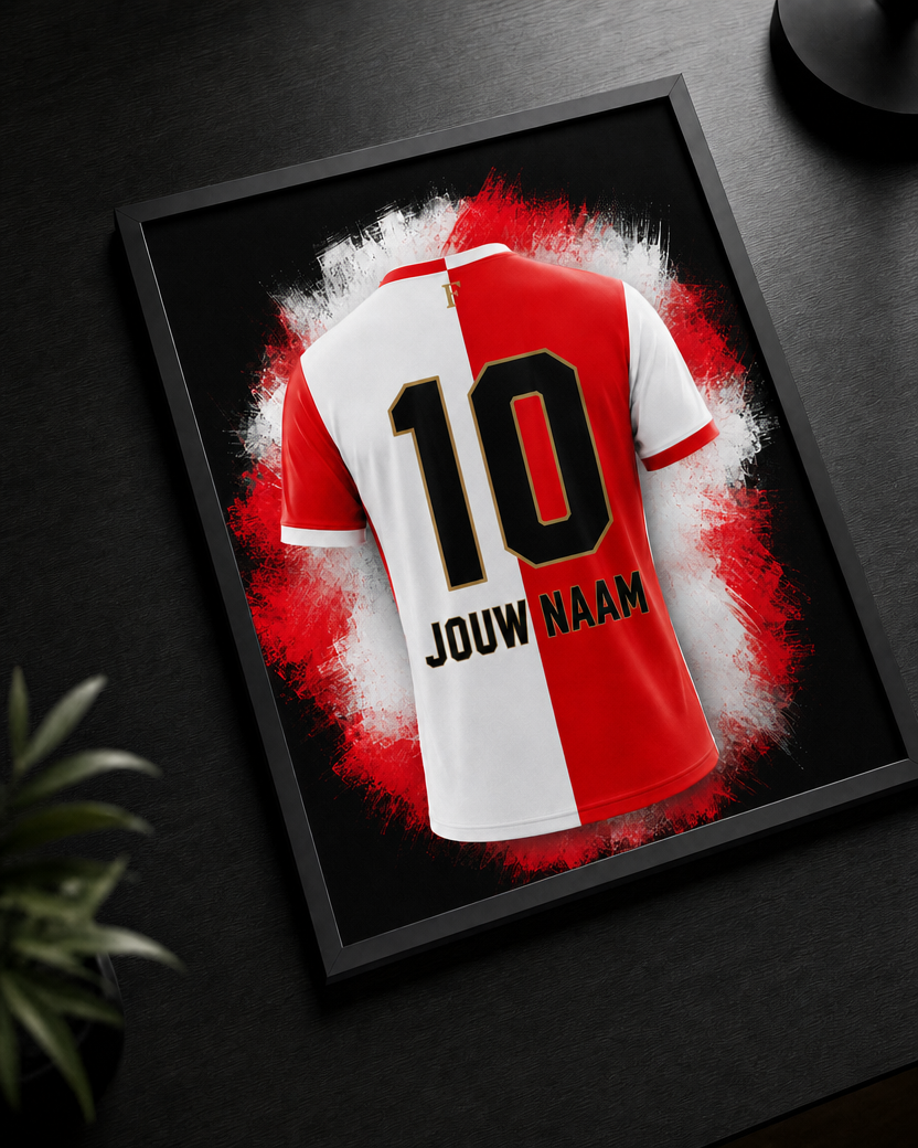 Feyenoord - Gepersonaliseerde voetbalposter