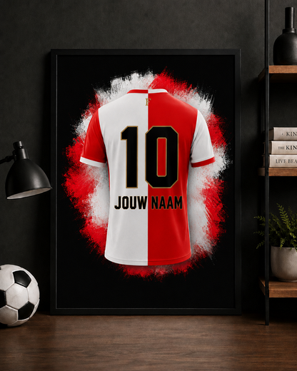 Feyenoord - Gepersonaliseerde voetbalposter