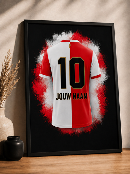 Feyenoord - Gepersonaliseerde voetbalposter