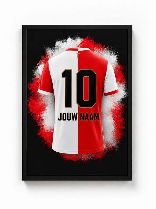 Feyenoord - Gepersonaliseerde voetbalposter