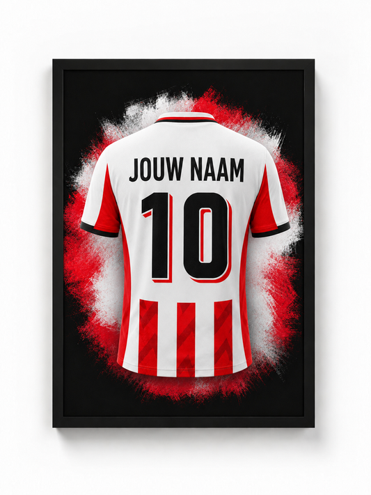 PSV - Gepersonaliseerde Voetbal Poster