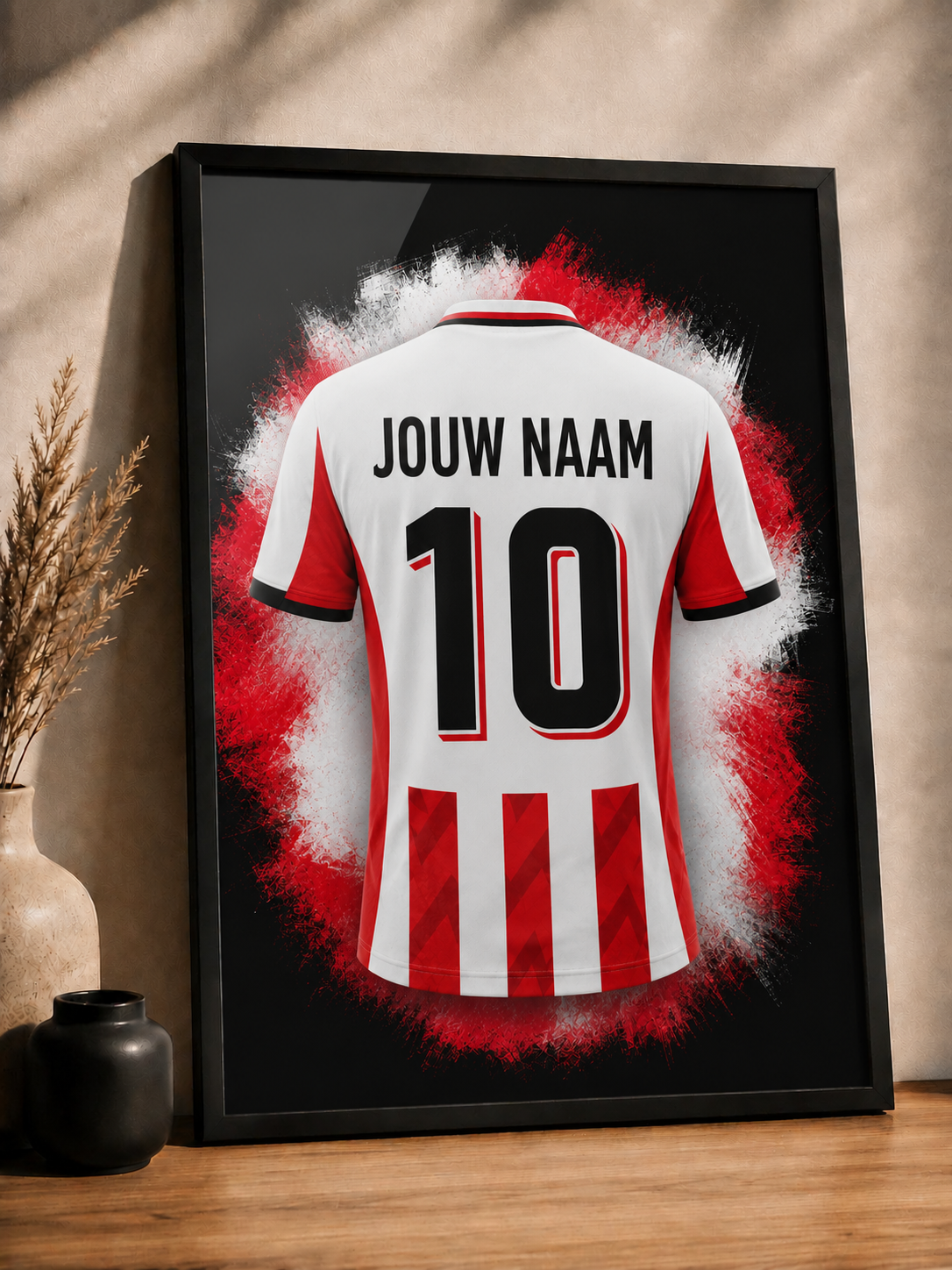 PSV - Gepersonaliseerde Voetbal Poster