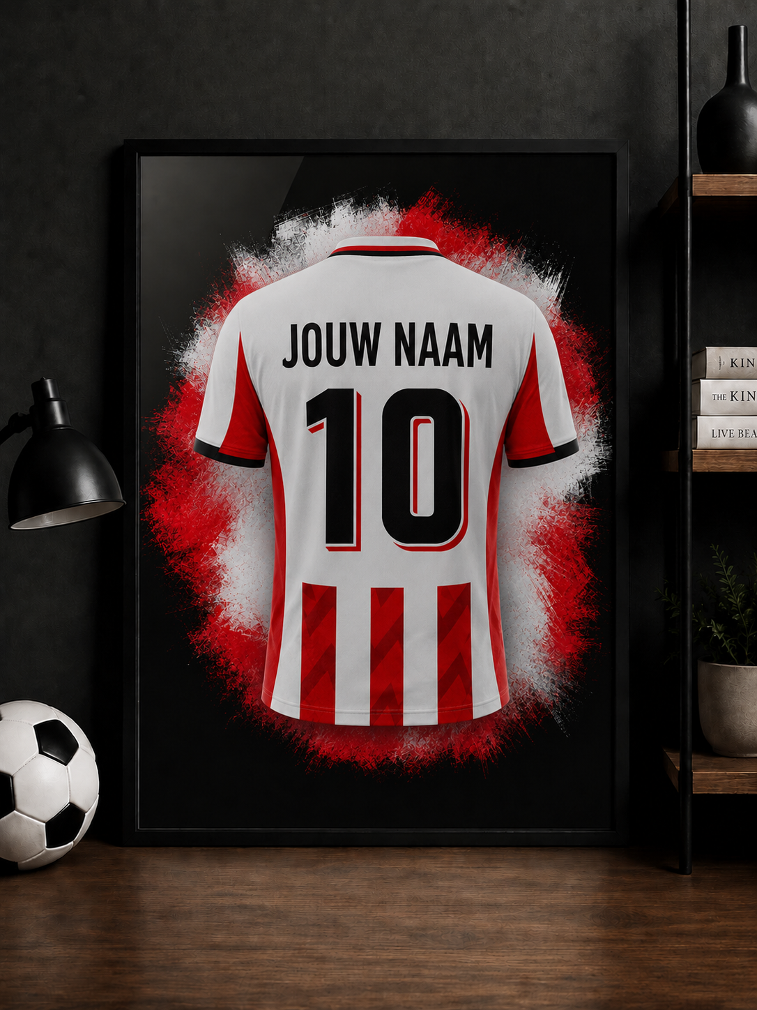 PSV - Gepersonaliseerde Voetbal Poster